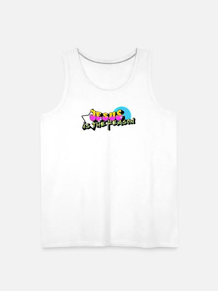Jesus is the Reason - Men's Premium Tank - white