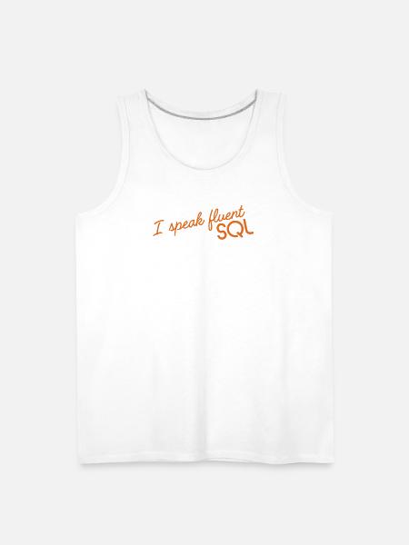I_speak_fluent_SQL2 - Men's Premium Tank - white