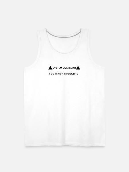 System Overload Aesthetic Streetwear - Men's Premium Tank - white