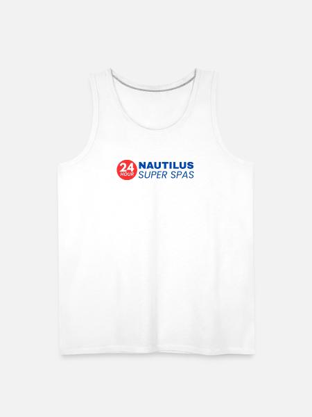 24-Hour Nautilus Super Spas - Vintage 1970s - Men's Premium Tank - white