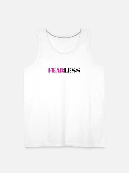 Fearless - Men's Premium Tank - white