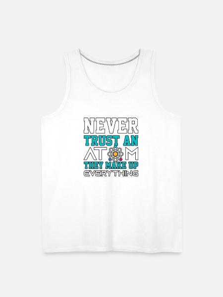 Make Up Everything Chemistry - Men's Premium Tank - white