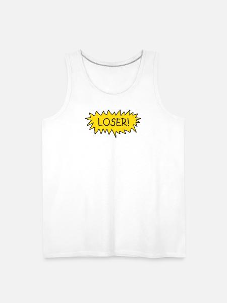 Loser! - Men's Premium Tank - white