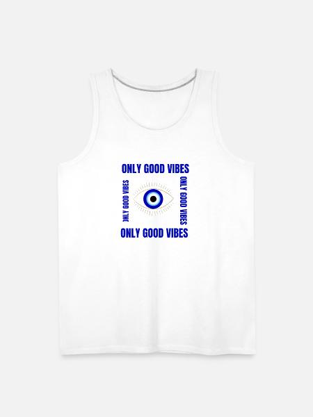beautiful blue eyes - Men's Premium Tank - white