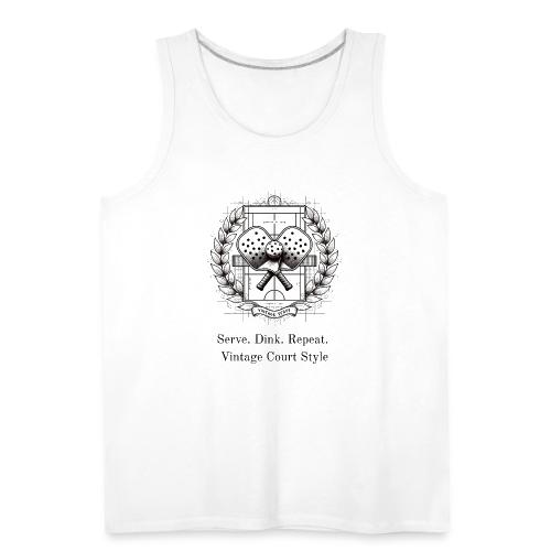 Vintage Pickleball T-Shirt, Mug, & Poster - Men's Premium Tank