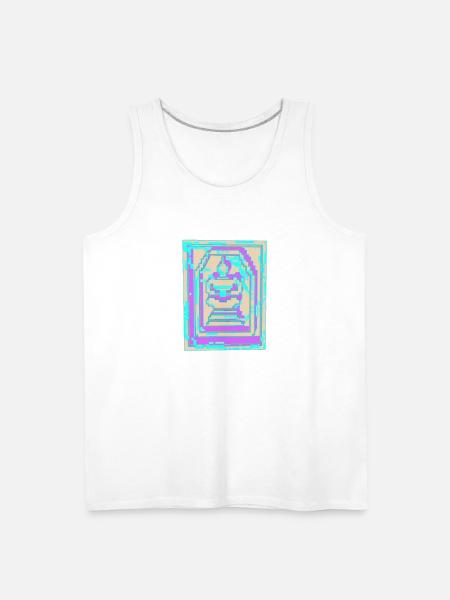 Thai amulets buddha - Men's Premium Tank - white