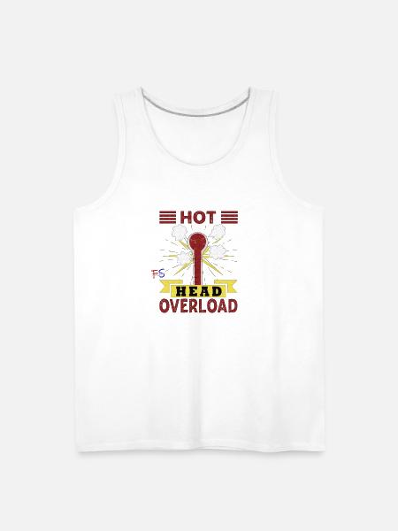 Overload - Men's Premium Tank - white