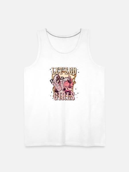 Let's go girls - Men's Premium Tank - white
