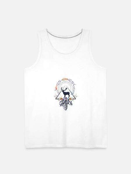 Beautiful Boho Design - Men's Premium Tank - white