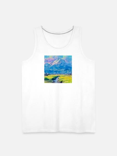Landscape Horizon - Men's Premium Tank - white