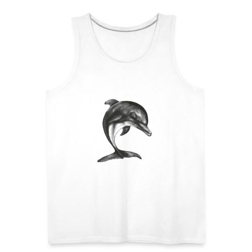 dolphin transparent background - Men's Premium Tank