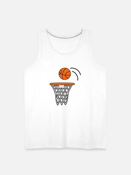 Basketball - Men's Premium Tank - white