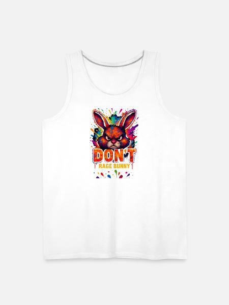 Rage_Bunny - Men's Premium Tank - white