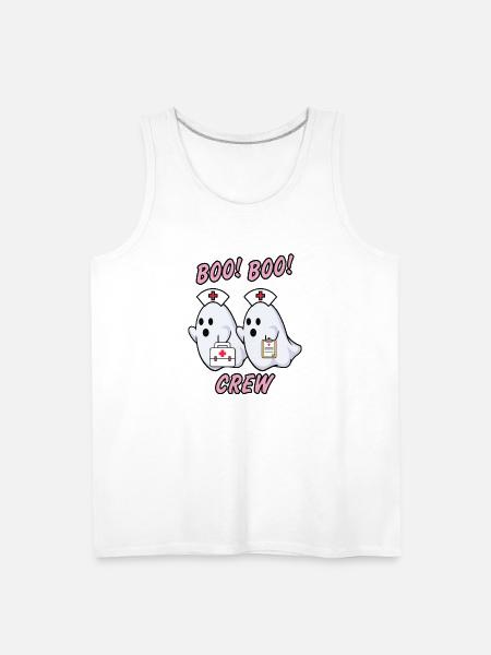 Boo Boo Crew Nurse - Men's Premium Tank - white