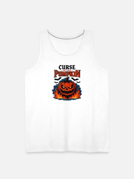 Curse of the Pumpkin - Men's Premium Tank - white