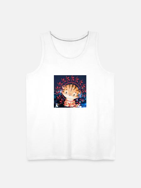 Tiger - Men's Premium Tank - white