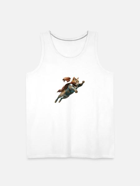 marvel cat flying - Men's Premium Tank - white
