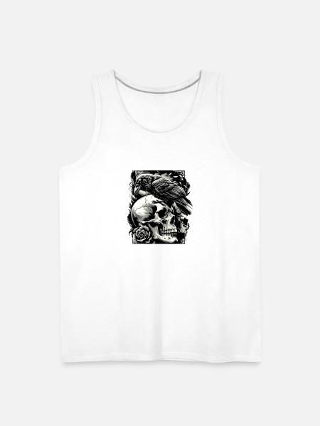 Gothic Guardian - Men's Premium Tank - white