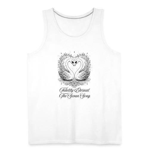Poetic Swan T-Shirt - Men's Premium Tank