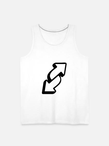Reverse flash - Men's Premium Tank - white