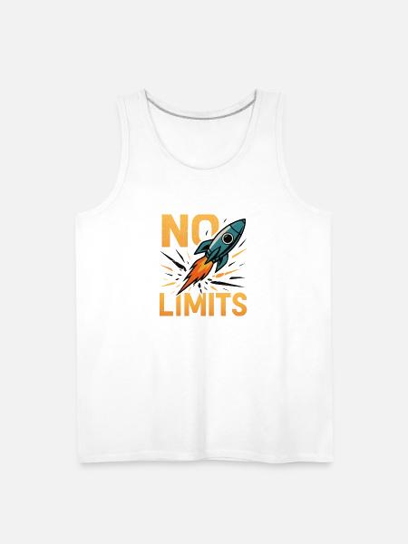 No Limits - Men's Premium Tank - white