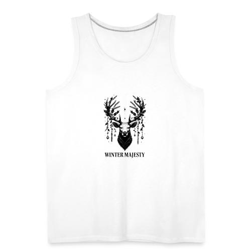 Majestic Reindeer T-Shirt, Poster, & Mug - Men's Premium Tank