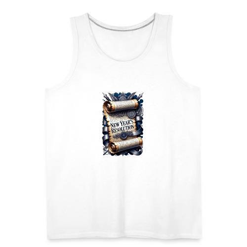 New Year's Resolution T-Shirt - Men's Premium Tank