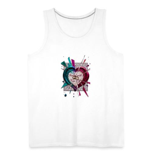 Sealed with a Kiss-Off T-Shirt - Men's Premium Tank