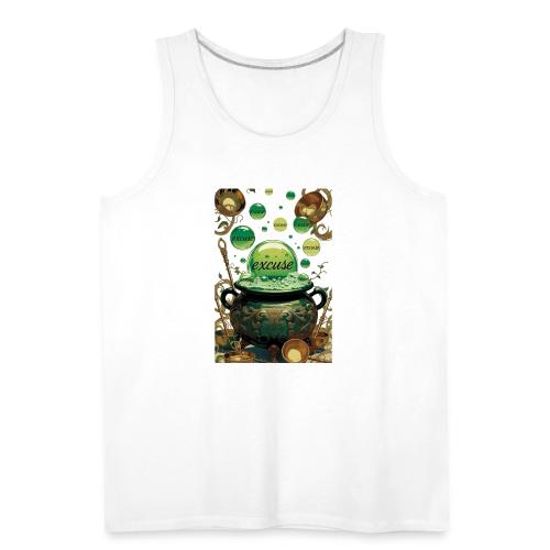 Emerald Excuses Cauldron Graphic Tee - Men's Premium Tank