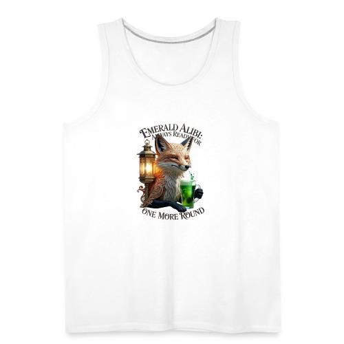 Emerald Alibi Fox Graphic Tee - Men's Premium Tank