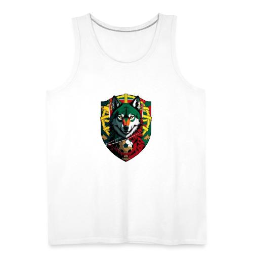 Portugal Iberian Wolf Soccer T Shirt,Football Gift - Men's Premium Tank