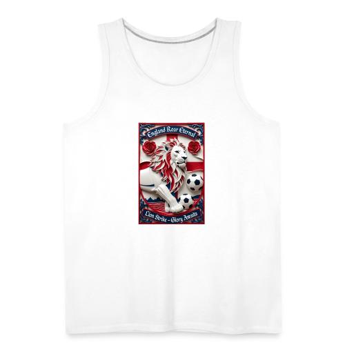 England Lion Soccer T Shirt, Football Pride Gift - Men's Premium Tank
