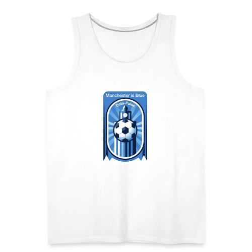 Manchester is Blue Soccer City T Shirt, Apparel - Men's Premium Tank