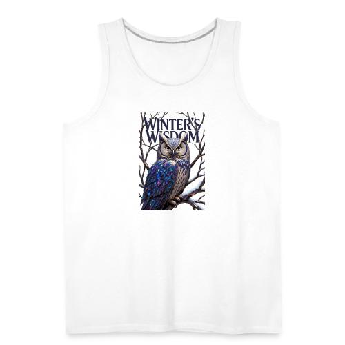 Crystalized Forest Owl T-Shirt - Men's Premium Tank