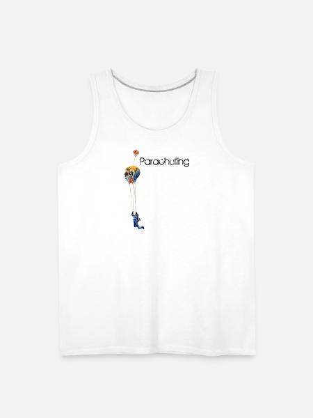Parachuting - Men's Premium Tank - white
