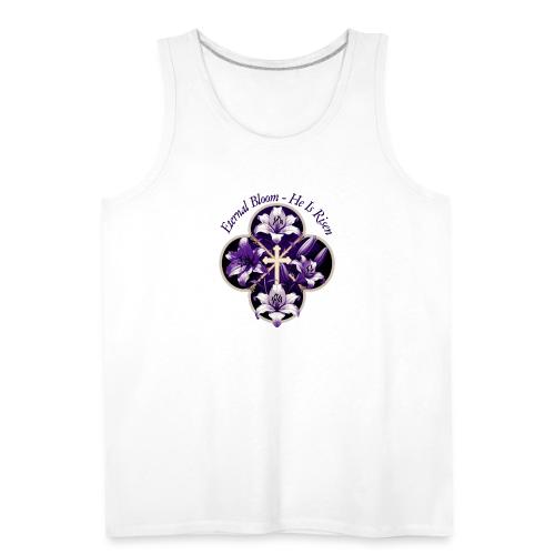 Easter Eternal Bloom Lily Crown T Shirt, Gift - Men's Premium Tank