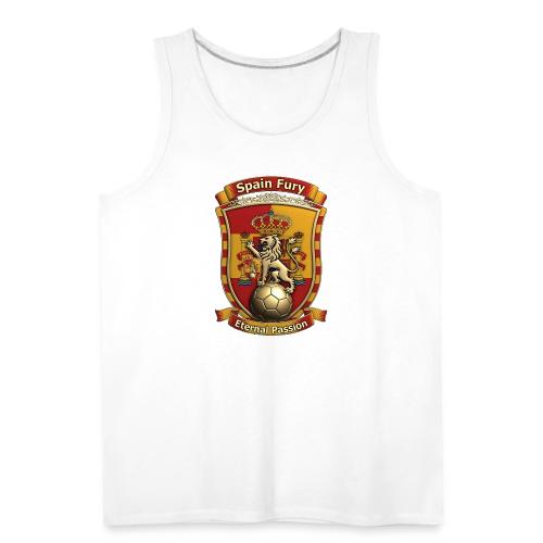 Spain Lion Fury T-Shirt, Spanish Crest Gift - Men's Premium Tank
