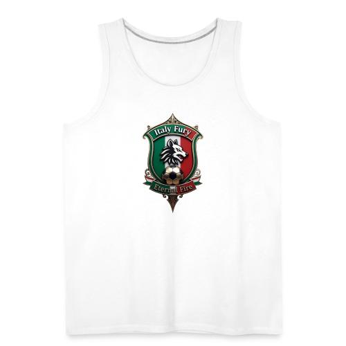 Italy heritage Wolf Fury Tee, Pride Badge Gift - Men's Premium Tank
