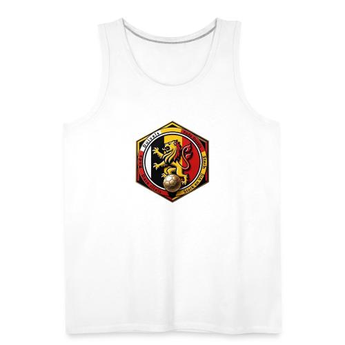 Belgium Lion Valor T-Shirt, Belgian Pride Gift - Men's Premium Tank