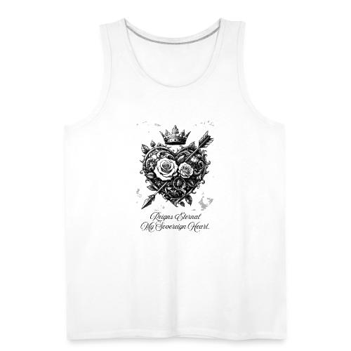 Royal Heart T-Shirt, Mug, & Leggings - Men's Premium Tank