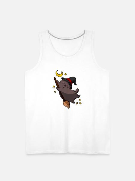 Cute Kittens The Broom - Men's Premium Tank - white