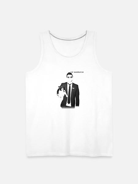 LCD Sound System - Men's Premium Tank - white
