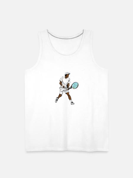 Tennis player - Men's Premium Tank - white