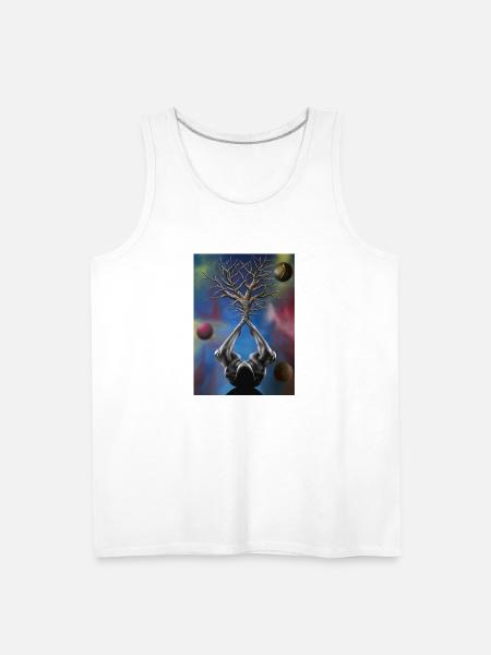 SURREAL PAINTING - Men's Premium Tank - white