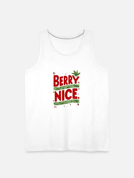Berry Nice - Men's Premium Tank - white