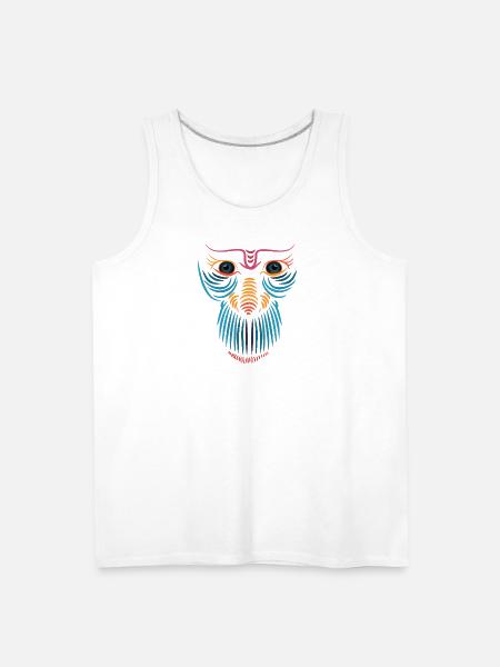 Smile Face - Men's Premium Tank - white