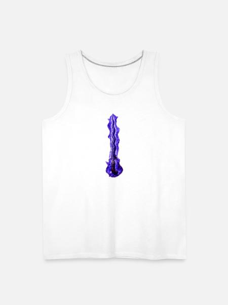 Violet Ember Dagger - Men's Premium Tank - white
