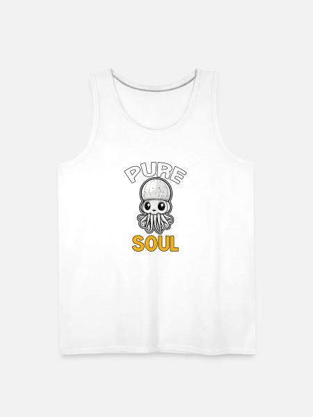 PURE SOUL TSHIRT SHIRT - Men's Premium Tank - white