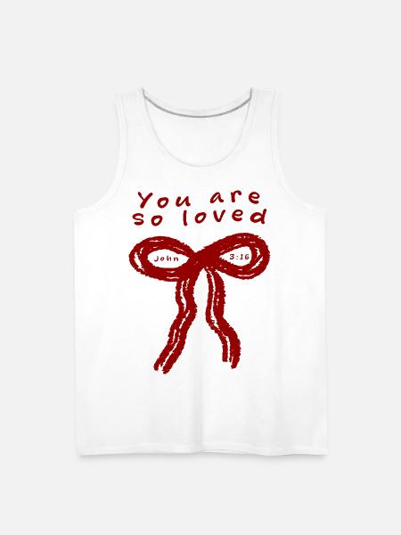 You Are So Loved - Men's Premium Tank - white