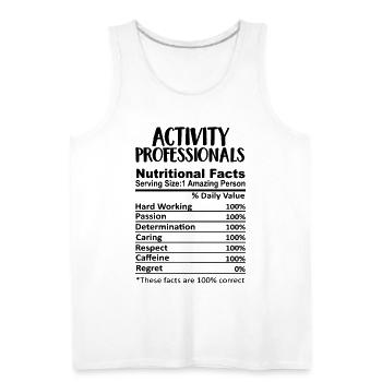Activity Professionals Activity life Cowoker - Men's Premium Tank - white - Front